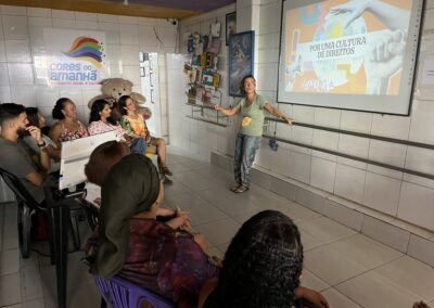 Apresentação “O que é o Comitê de Cultura em Amazonas?” e palestra com o tema “Por uma cultura de direitos”.